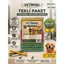 Empressco 100'LÜ Munchy Çubuk Köpek Ödülü, 12 Cm, %100 Doğal Sığır Derisi