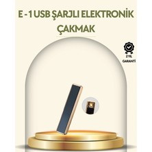 Armüz USB Şarjlı Alevsiz Elektronik Çakmak – Rüzgara Dayanıklı, Gazsız, Güvenli Kullanım