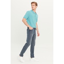 Wrangler Texas Slim Fit Dar Kesim Normal Bel Antrasit Pamuklu Esnek Denim Jean Pantolon