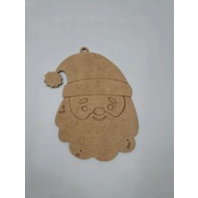 Mu Art Ahşap 15 Adet Ahşap Yılbaşı Süsü Boyama No1 Okul Dıy Etkinlik Aktivite Sanat 15 cm