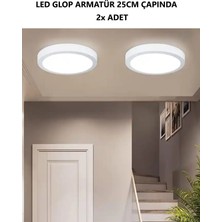 Empressco 2'li LED Avize Armatür Seti, Tavan Aydınlatma, Balkon ve Wc Için