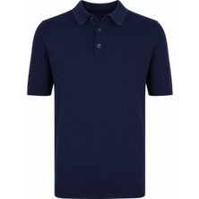 Trender 18229 Yarım Patlı Lacivert Erkek T-Shirt 26YGT3000008