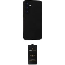 Marsilyan™- Galaxy S24 Plus Kılıf Ahenk Serisi - Siyah 6d Antistatik Mat Seramik Hayalet Nano Ekran Koruyucu