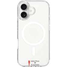 Empressco Iphone 17 Uyumlu Magsafe Sert ve Yumuşak Silikon Kılıf