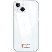 Empressco Ince Şeffaf Mika Kılıf, iPhone 15 Uyumu, Sert ve Toz Korumalı