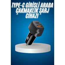 Nemere İthalat Araç Içi Hızlı Şarj Soketi 38W Oto Çakmaklık Type-C Araba Çakmaklık Nemere Ithalat