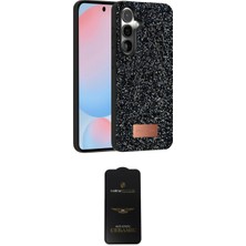 Marsilyan™- Galaxy S24 Plus Kılıf Vadi Klasik Serisi - Siyah 6d Antistatik Mat Seramik Hayalet Nano Ekran Koruyucu