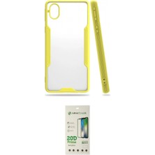 Marsilyan™- Galaxy A01 Core Kılıf Atlas Asil Serisi - Siyah 20D Premium Cam Ekran Koruyucu