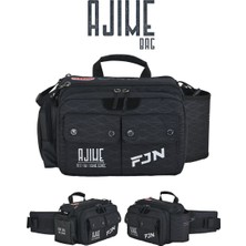 Fujin Ajime Bel Çantası Black - Balıkçı Çantası