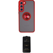 Marsilyan™- Galaxy S23 Plus Kılıf Yörünge Çizgi - Siyah 6d Antistatik Mat Seramik Hayalet Nano Ekran Koruyucu