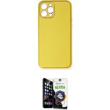 Marsilyan™- iPhone 12 Pro Max Kılıf Yadigar Klasik - Şeffaf Temperli Cam Ekran Koruyucu