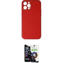 Marsilyan™- iPhone 12 Pro Max Kılıf Yadigar Klasik - Şeffaf Temperli Cam Ekran Koruyucu