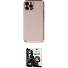 Marsilyan™- iPhone 12 Pro Max Kılıf Yadigar Klasik - Şeffaf Temperli Cam Ekran Koruyucu