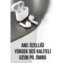 Armüz Yeni Nesil Pro Bluetooth Kulaklık Uzun Pil Ömrü Beyaz