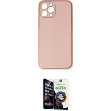 Marsilyan™- iPhone 12 Pro Max Kılıf Yadigar Klasik - Şeffaf Temperli Cam Ekran Koruyucu