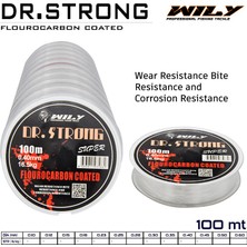 Wily Dr. Strong Fluoro Carbon Coated 100 mt