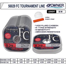 Owner 56029 Tournament Fc Fluorocarbon Misina 50M