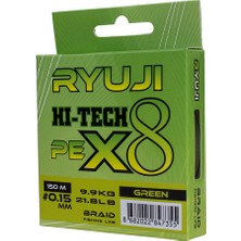 Ryuji Hi-Tech X8 150M 0.08MM Green Ip Misina