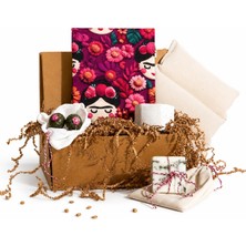 The Luma Luma Warm Hug Box –doğal Kiraz Çekirdekli Lavantalı Sıcak Ağrı Giderici Yastık Çay Mum Kutusu
