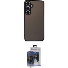 Marsilyan™- Galaxy S24 Kılıf Ahenk Çizgi Serisi - Siyah Vanessa Magic Cam