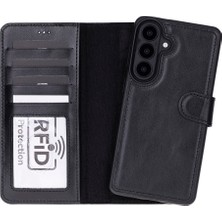 Kaia Life Samsung Galaxy S26 Uyumlu Manyetik Hakiki Deri Cüzdan Kılıf ,cüzdan Taşımaya Son, Kredi Kart Yuvalı, Rfıd Güvenlik