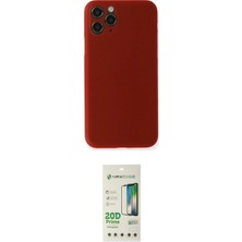 Marsilyan™- iPhone 11 Pro Max Kılıf Yadigar Yansıma Serisi - Siyah 20D Premium Cam Ekran Koruyucu