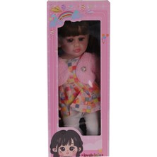 Kaia Life LMN232 55 cm Müzikli Silikonlu Et Bebek