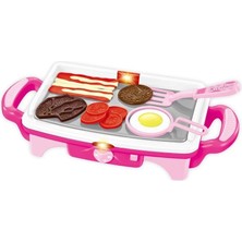 Kaia Life QF2908P-1-QF2908G-1 Işıklı Aksesuarlı Teppanyaki Izgara -Vardem Oyuncak