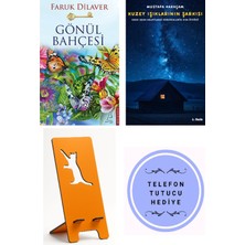 Destek Yayınları Gönül Bahçesi - Faruk Dilaver + Kuzey Işıklarının Şarkısı + Telefon Tutucu