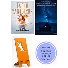 Artemis Yayınları Tüm Bildiklerinizi Unutun Tarih Yanılıyor - Erich Von Daniken + Kuzey Işıklarının Şarkısı + Telefon Tutucu