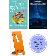 Artemis Yayınları Türkleri Mutlu Eden Diyet Dukan ve 50 Şampiyon - Pierre Dukan + Kuzey Işıklarının Şarkısı + Telefon Tutucu