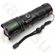 farissu Gold Ka Ma GK9589 Lazer Silindir El Feneri - 10000 Lümen, 2200 Metre Menzil, Powerbank Özellikli