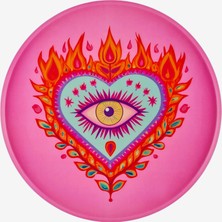 Gift Company Turuncu Demir Latinaeye Tepsi 31X1X31 cm
