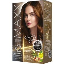 Maxx Deluxe Beauty Expert Set Saç Boyası 6.7 Çikolata Kahve