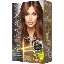 Maxx Deluxe Beauty Expert Set Saç Boyası 7.7 Karamel Kahve