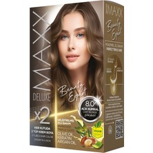 Maxx Deluxe Beauty Expert Set Saç Boyası 8.0 Açık Kumral