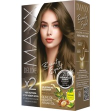 Maxx Deluxe Beauty Expert Set Saç Boyası 7.11 Yoğun Küllü Kumral