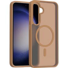 Zenviaa Mey Ithalat®  Samsung Galaxy A26 Jota Magsafe Kapak - Çöl Titanyum ZNV20296545