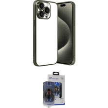 Marsilyan™- iPhone 15 Pro Max Kılıf Vadi Minimal - Siyah Vanessa Magic Cam