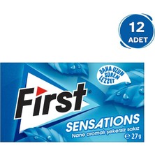 First Sensations Nane Aromalı Sakız 27 gr - 12 Adet