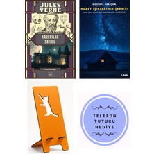 İthaki Yayınları Karpatlar Şatosu - Jules Verne + Kuzey Işıklarının Şarkısı + Telefon Tutucu