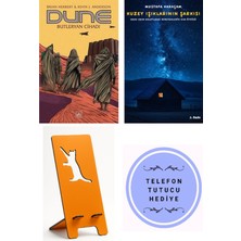 İthaki Yayınları Dune: Butleryan Cihadı - Brian Herbert + Kuzey Işıklarının Şarkısı + Telefon Tutucu