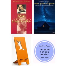 İthaki Yayınları Aşk Eğitimi - Gustave Flaubert + Kuzey Işıklarının Şarkısı + Telefon Tutucu