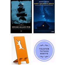 İthaki Yayınları Nantucketlı Arthur Gordon Pym'in Öyküsü - Edgar Allan Poe + Kuzey Işıklarının Şarkısı + Telefon Tutucu