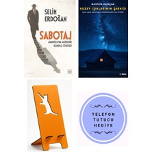 İthaki Yayınları Sabotaj: Anadolu'da Hazin Bir Komplo Öyküsü - Selim Erdoğan + Kuzey Işıklarının Şarkısı + Telefon Tutucu