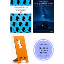 İthaki Yayınları Sherlock Holmes - Dörtlerin Imzası - Sir Arthur Conan Doyle + Kuzey Işıklarının Şarkısı + Telefon Tutucu