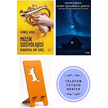 İthaki Yayınları Müzik Sosyolojisi-Kuramsal Bir Giriş - Güneş Ayas + Kuzey Işıklarının Şarkısı + Telefon Tutucu