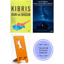 İthaki Yayınları Kıbrıs Dün ve Bugün - Masis Kürkçügil + Kuzey Işıklarının Şarkısı + Telefon Tutucu