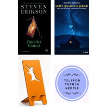 İthaki Yayınları Zincirler Hanesi - Malazan Yitikler Kitabı 4 - Steven Erikson + Kuzey Işıklarının Şarkısı + Telefon Tutucu