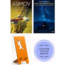 İthaki Yayınları Uzay Akımları-Galaktik Imparatorluk Serisi 2 - Isaac Asimov + Kuzey Işıklarının Şarkısı + Telefon Tutucu